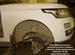 Ремонт Range Rover Evoque (диски и суппорт Brembo)